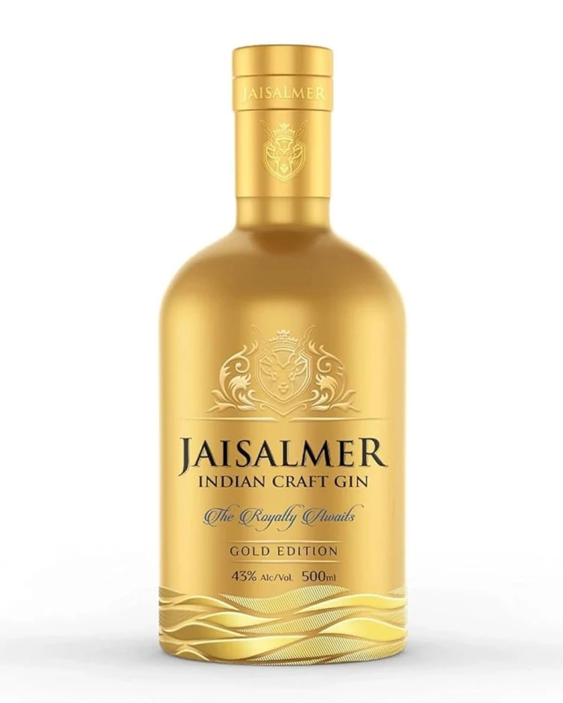 Jaisalmer Indian Craft Gin Gold Edition, 50 cl