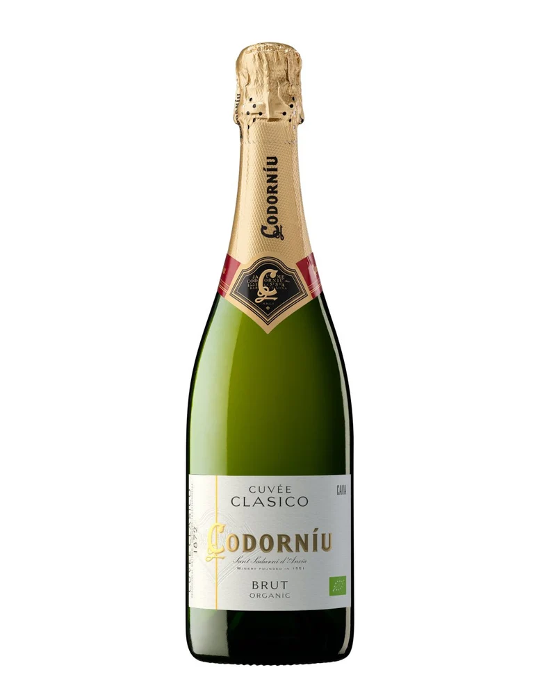 Codorniu Clasico Cuvee Brut Organic White Sparkling Wine, 75 cl