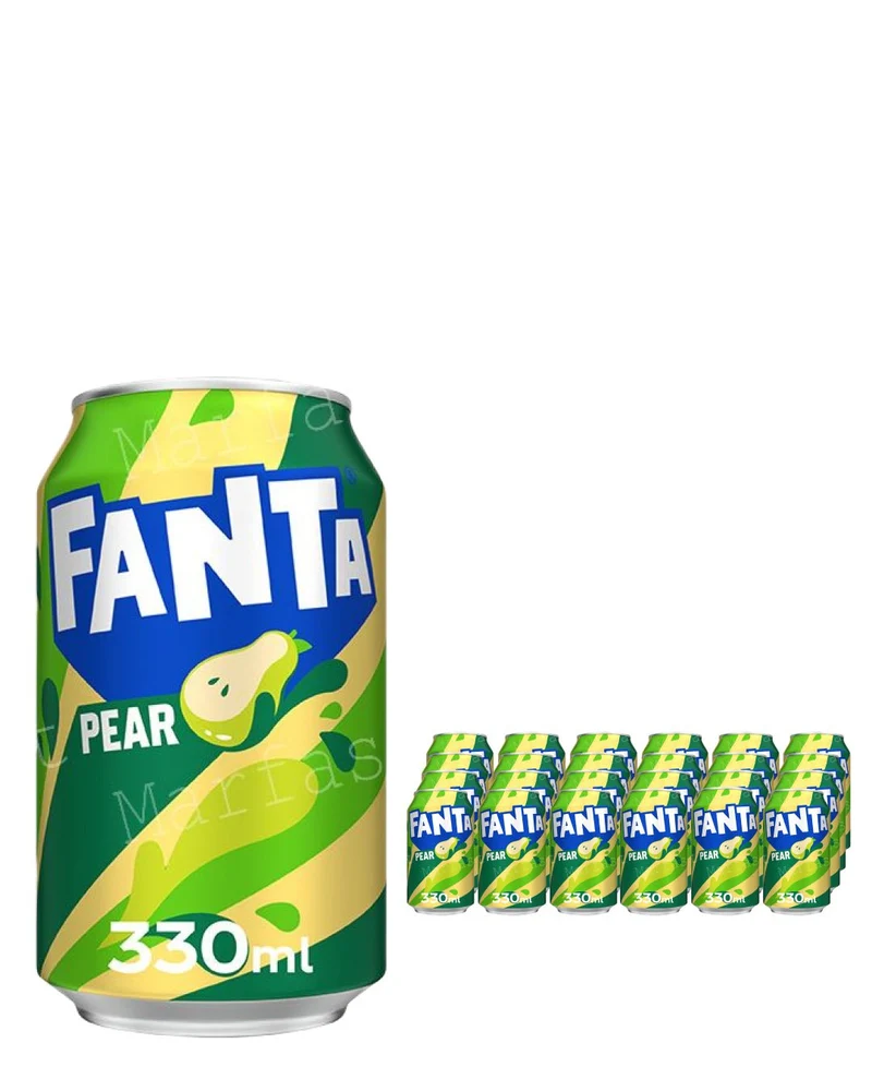 Fanta Pear Can Multipack, 24 x 330 ml