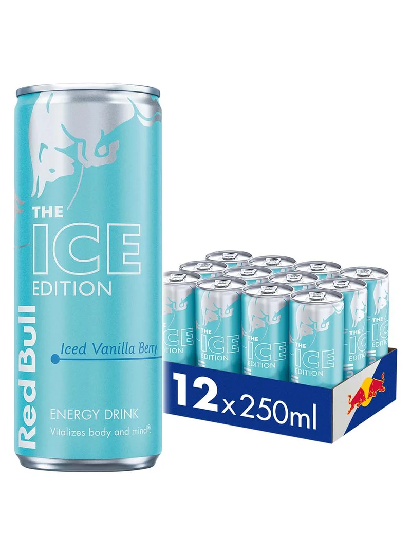 Red Bull The Ice Edition - Iced Vanilla Berry Energy Drink Multipack, 12 x 250 ml