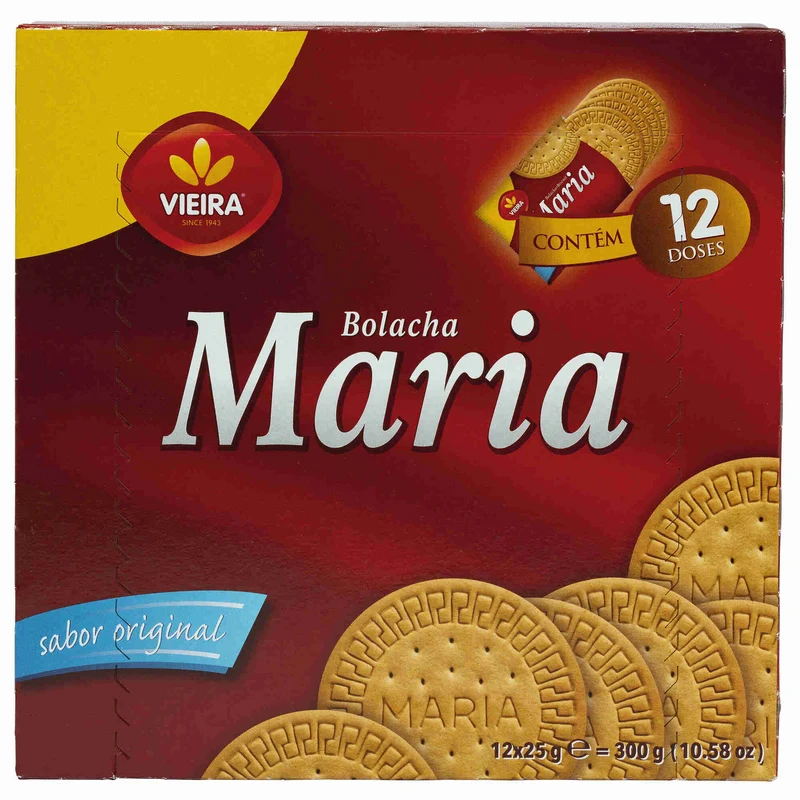 Vieira Maria Biscuits 300g (12 x 25g)