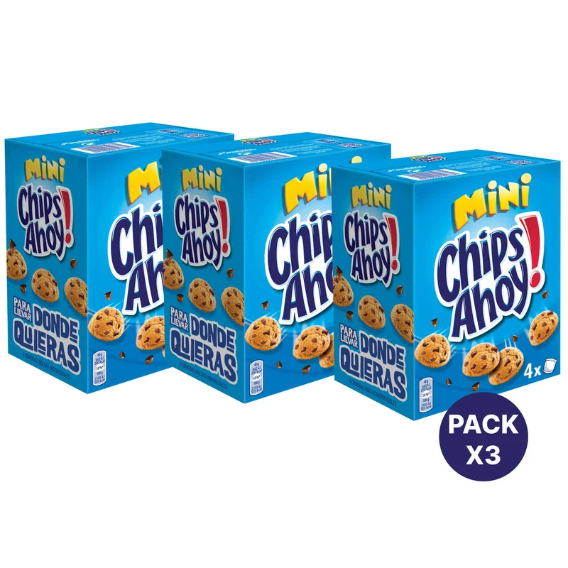 Chips Ahoy! Mini Chocolate Chip Cookies 3 x 160g