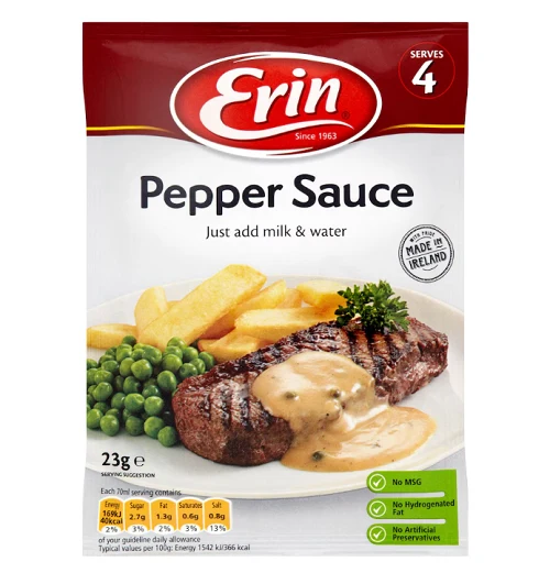 Erin Creamy Pepper Sauce Mix 23g