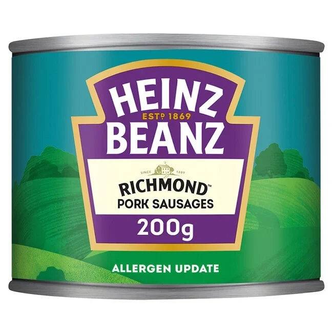 Heinz Beanz with Richmond Pork Sausages 200g