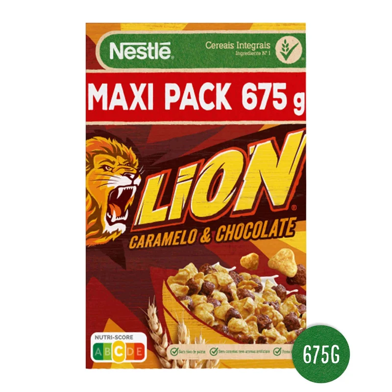 Nestlé Lion Caramel and Chocolate Cereal 675g
