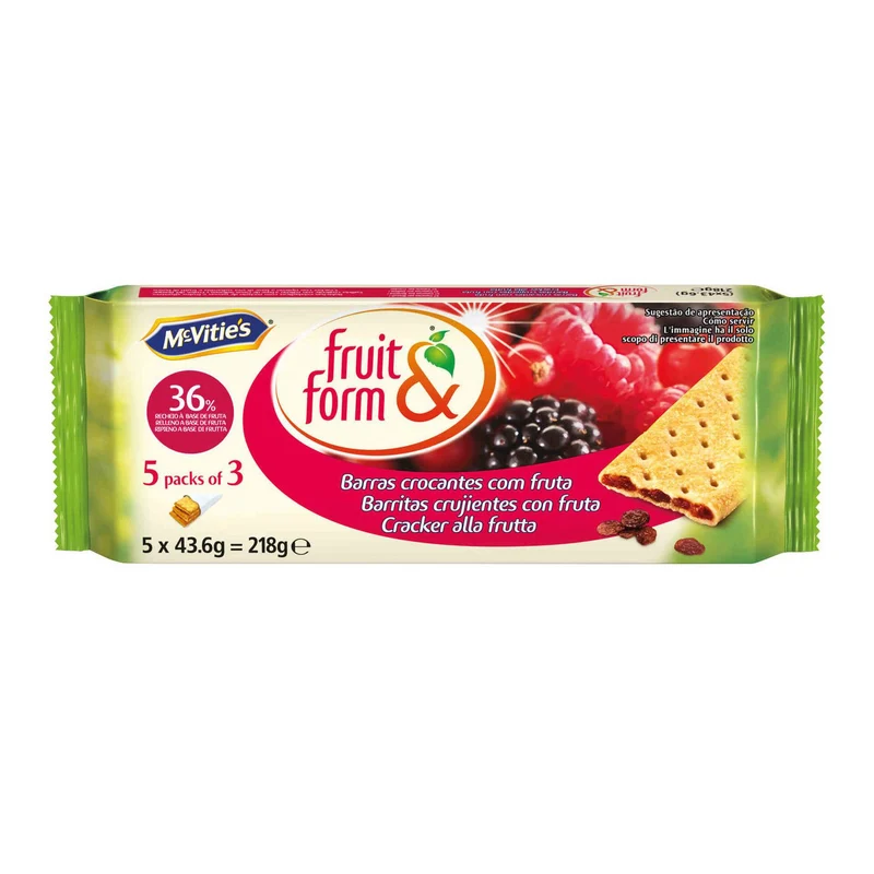 McVitie's Fruit & Form Wild Berries 218g