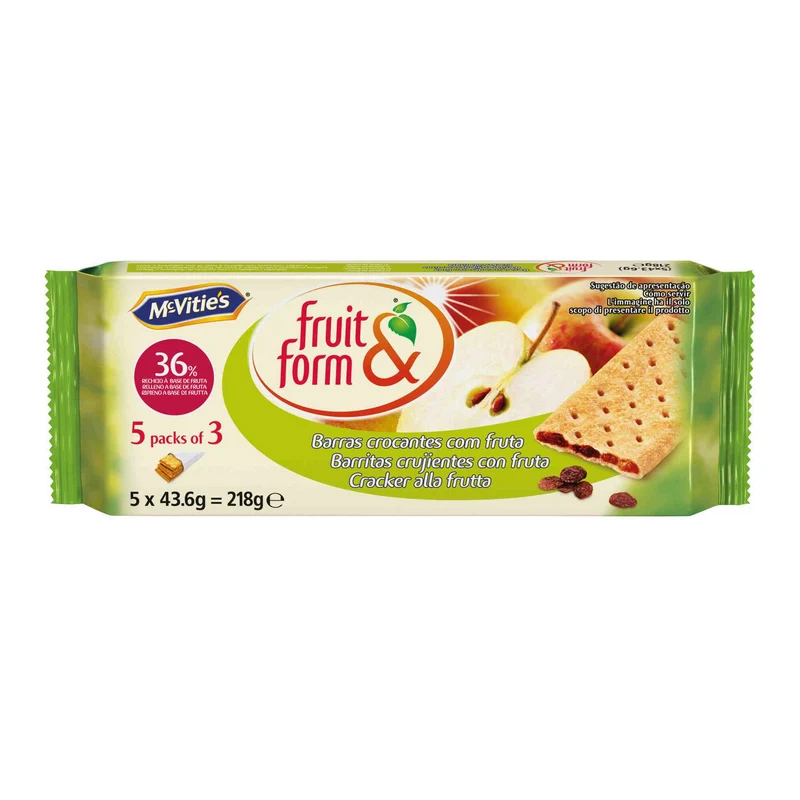McVitie's Fruit & Form Apple and Cinnamon 218g