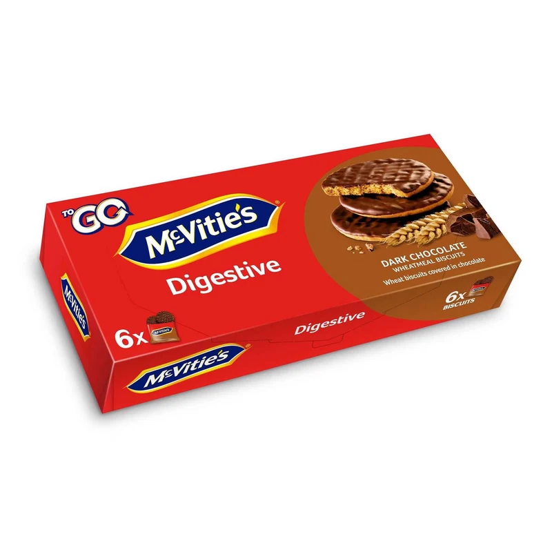 McVitie's Digestive Dark Chocolate To Go 6 x 33.3g