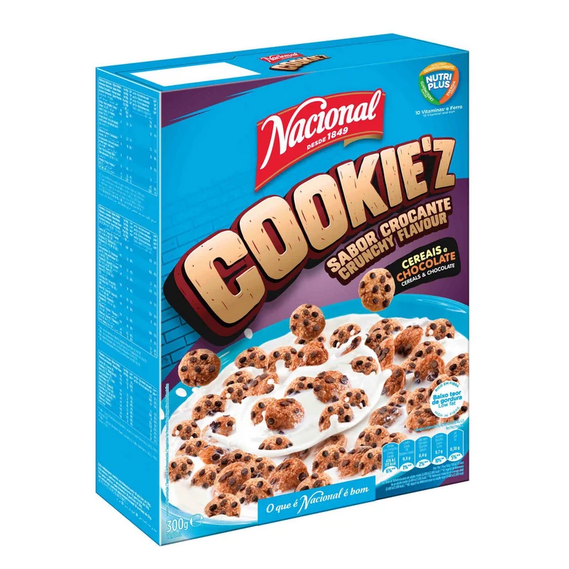Nacional Cookie'z Chocolate Cereal 300g