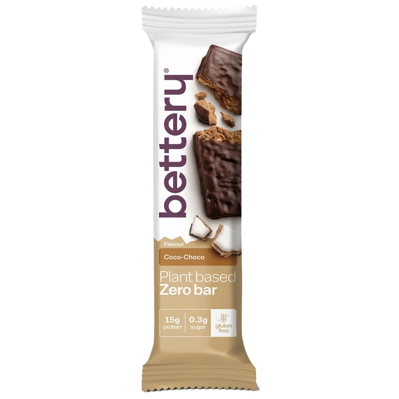Bettery Zero Cocoa and Chocolate Plant Protein Bar 55g