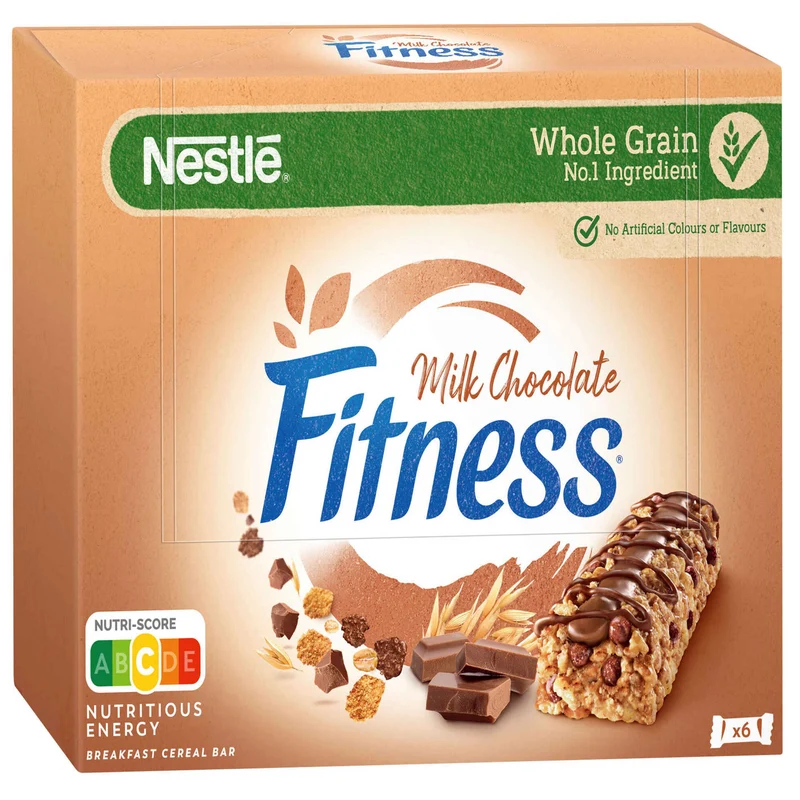 Nestlé Fitness Chocolate Cereal Bars 6 x 23.5g