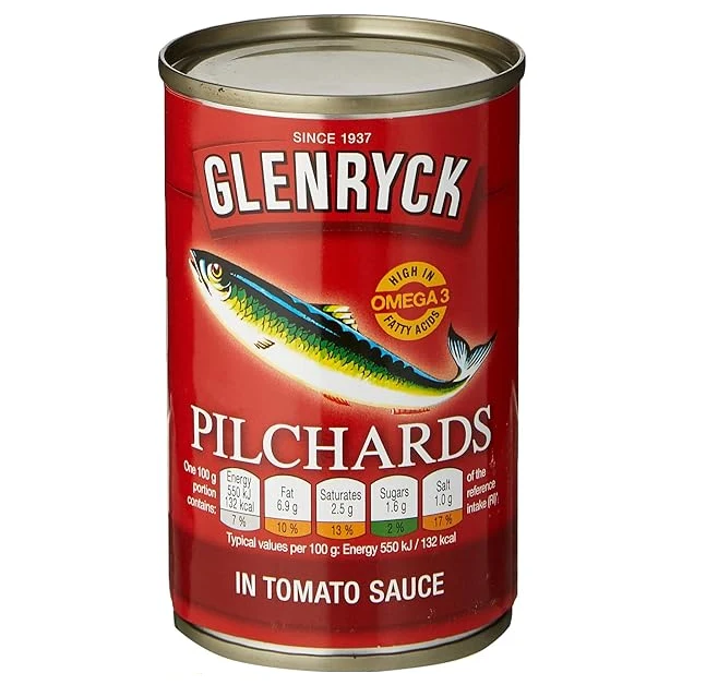 Glenryck Pilchards in Tomato Sauce 155g
