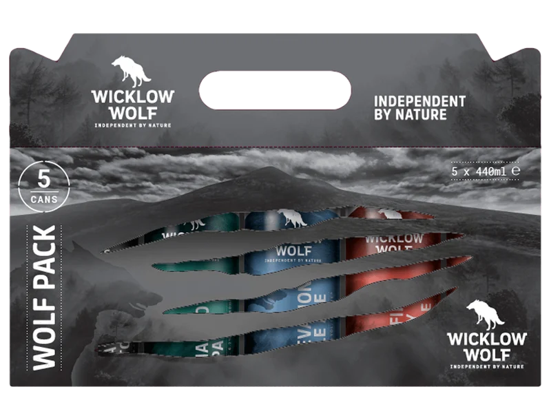 Wicklow Wolf 5 Can Gift Pack (44cl Cans)