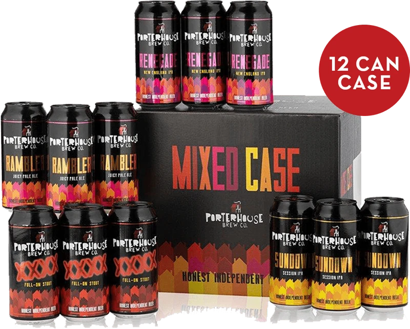 Porterhouse Mixed Case (12 Cans)