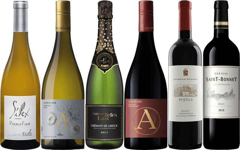 The Deluxe Selection - 6 Bottle Mixed Wine Case