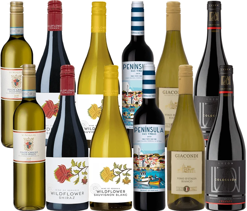 Wine Rack Pack - 12 Bottle Mixed Case