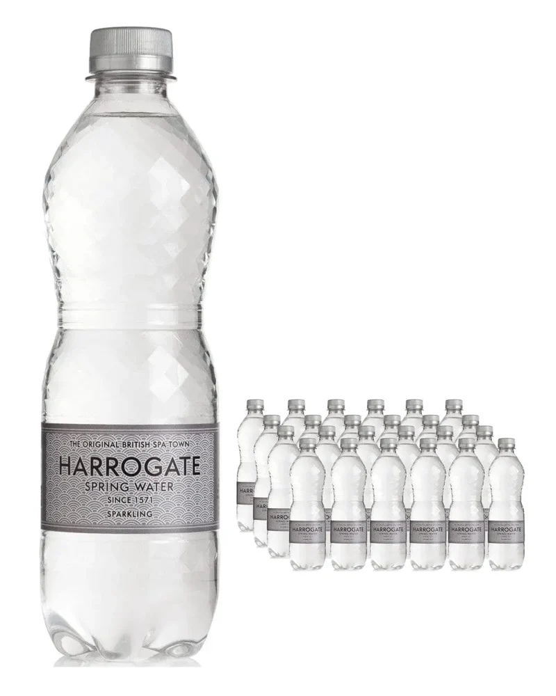 Harrogate Spring Sparkling Water Bottle Multipack, 24 x 500 ml