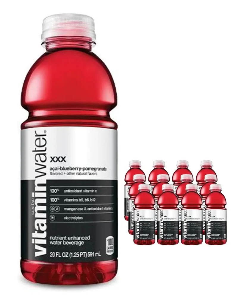 Glacéau Vitamin Water XXX Pomegranate Acai & Blueberry Multipack, 12 x 500 ml