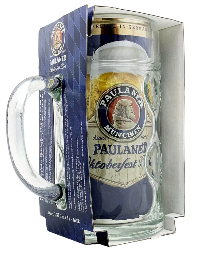 Paulaner Oktoberfest Stein & Can Beer, 1L