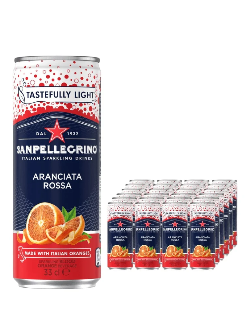 San Pellegrino Aranciata Rossa Blood Orange Multipack, 24 x 330 ml