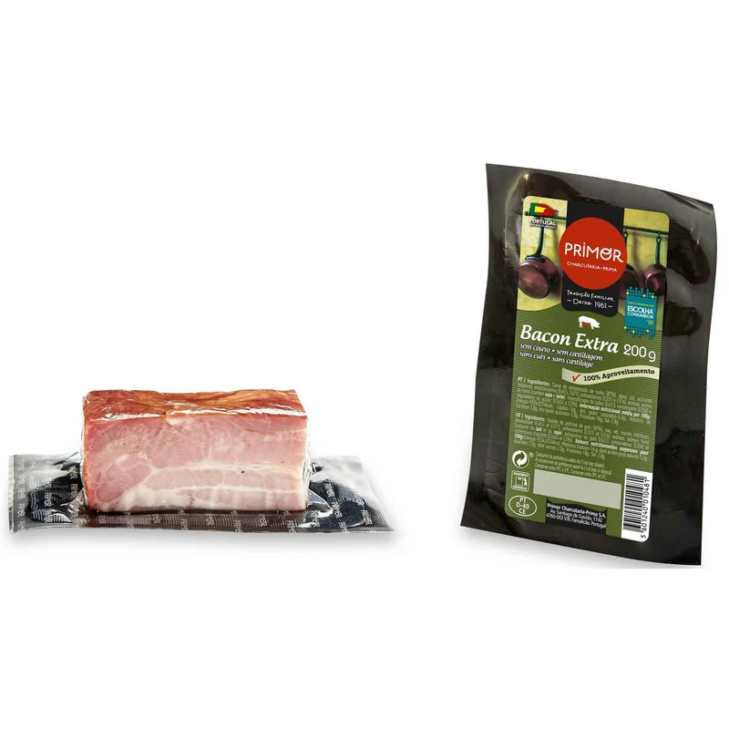 Porminho Bacon Extra Nacos 200g