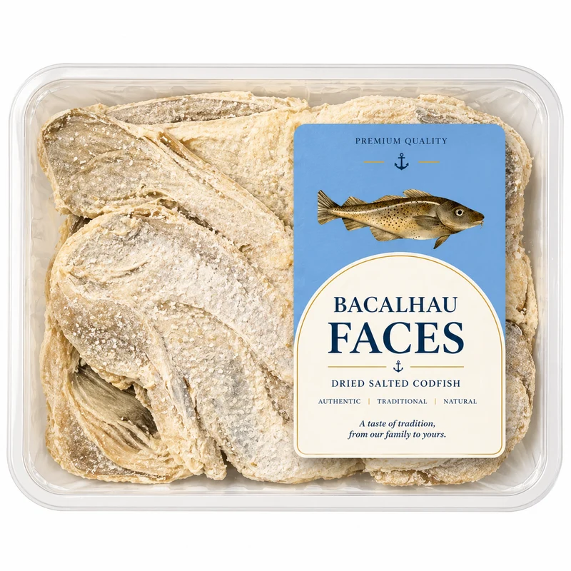 Bacalhau Caras Salted Dried Cod Heads approx 1.4kg