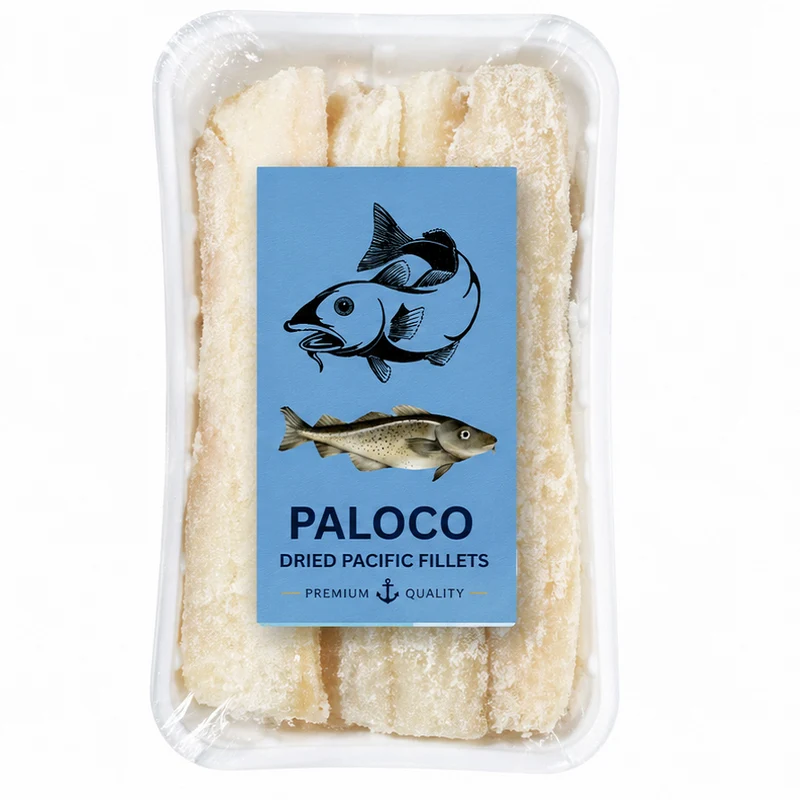 Salted Dried Alaska Pollock Paloco Fillets approx 400g