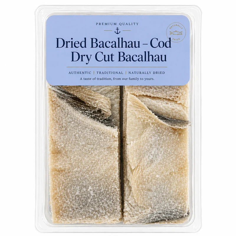 Bacalhau Salted Dried Cod Cut in Pieces approx 1.45kg