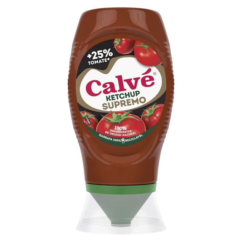 Calvé Supreme Tomato Ketchup Top Down 272g