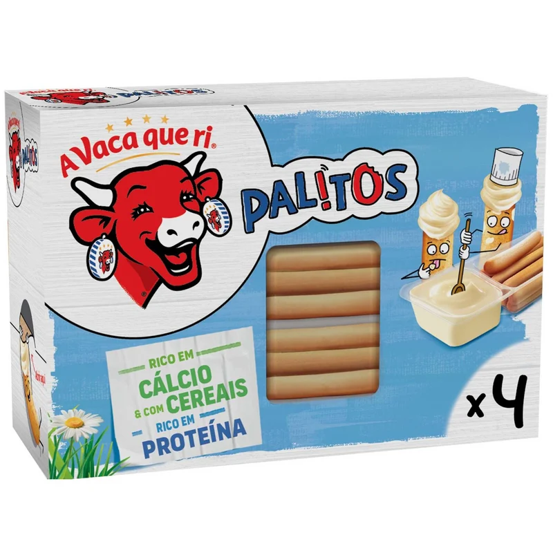 The Laughing Cow Cheese and Breadsticks 4 x 35g