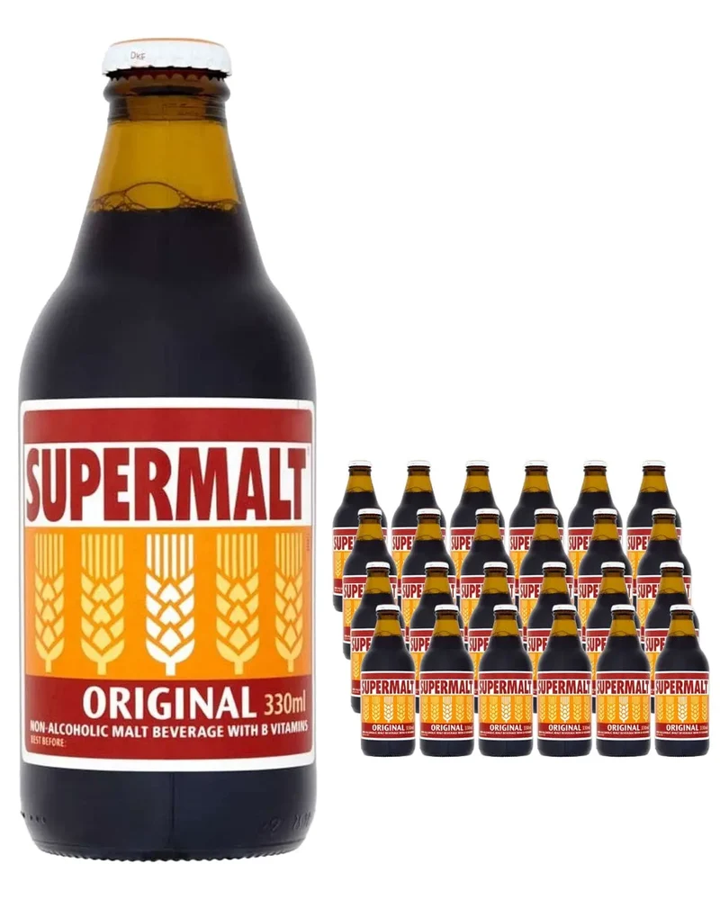 Supermalt Original Malt Beverage Multipack, 24 x 330 ml