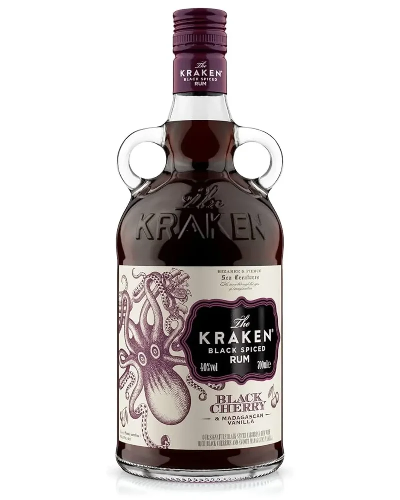 Kraken Black Cherry & Madagascan Vanilla Rum, 70 cl