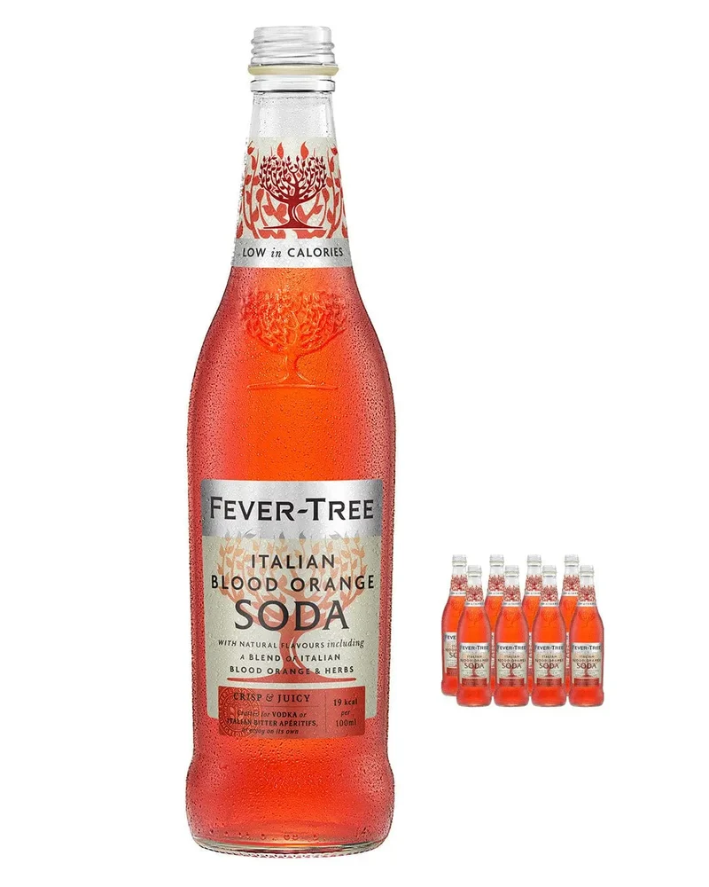 Fever-Tree Italian Blood Orange Soda Multipack, 8 x 500 ml
