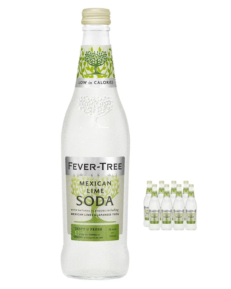 Fever-Tree Mexican Lime Soda Multipack, 8 x 500 ml