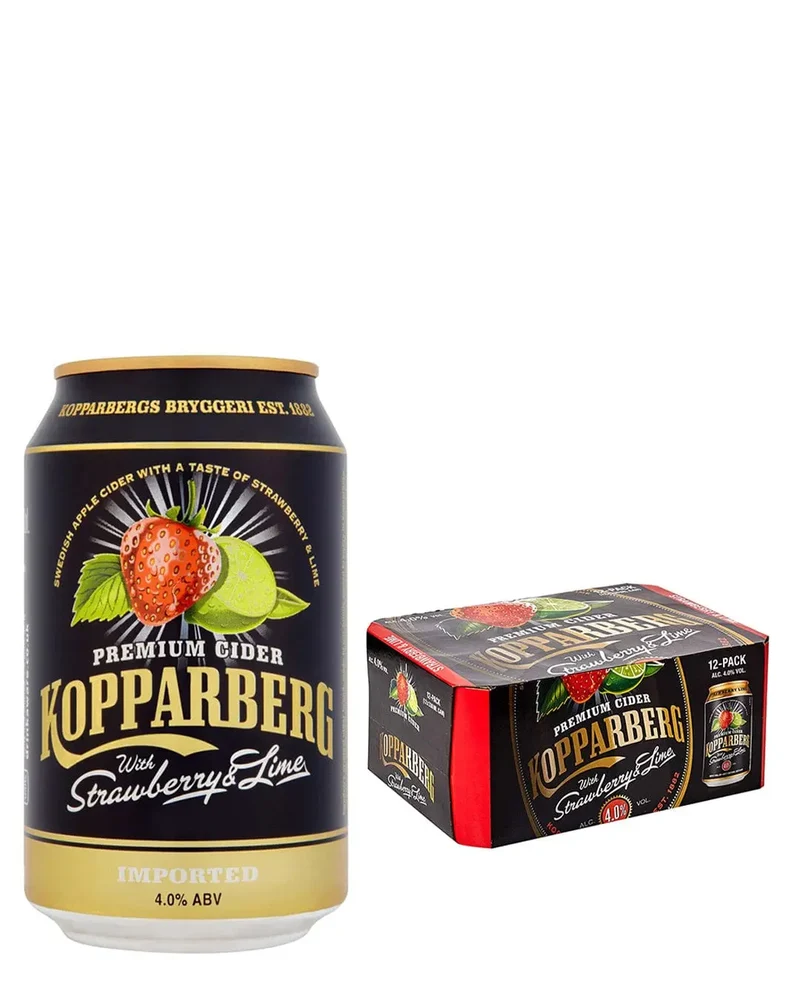 Kopparberg Strawberry & Lime Fridge Pack, 10 x 330 ml BBE 17/05/2026
