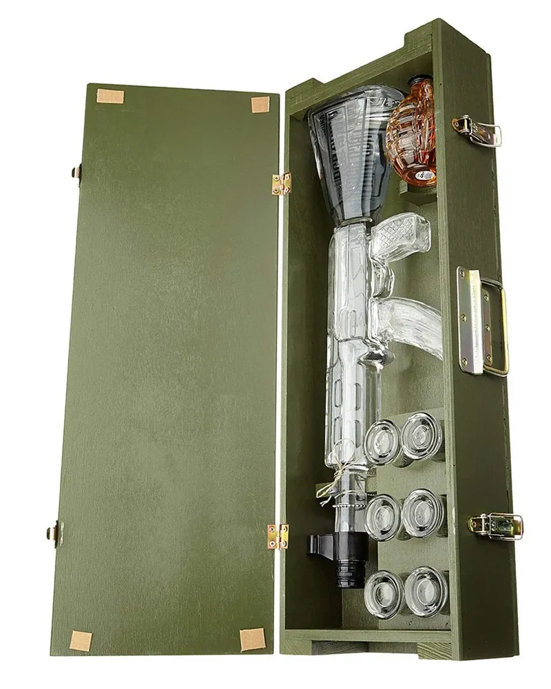 Red Army Kalaschnikov Vodka & Grenade, 1 L & 0.2 L