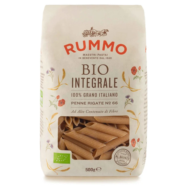 Rummo Wholewheat Penne Rigate No. 66 500g