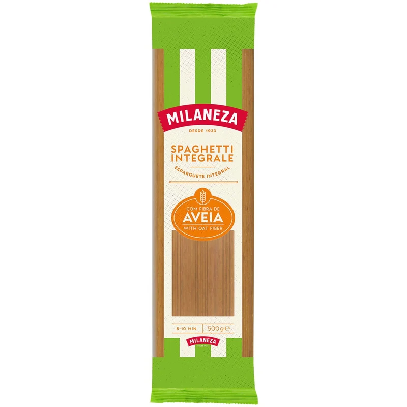 Milaneza Wholewheat Spaghetti with Oat Fibre 500g