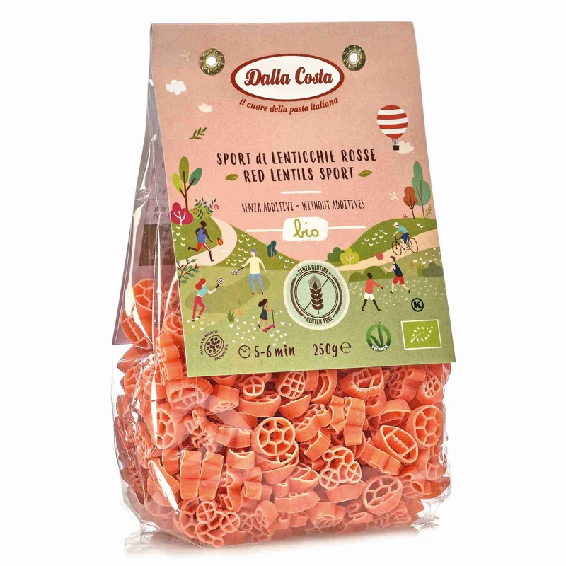 Dalla Costa Gluten Free Red Lentil Pasta 250g