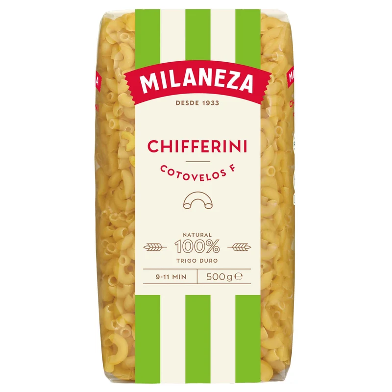 Milaneza Cotovelinhos Chifferini Pasta 500g