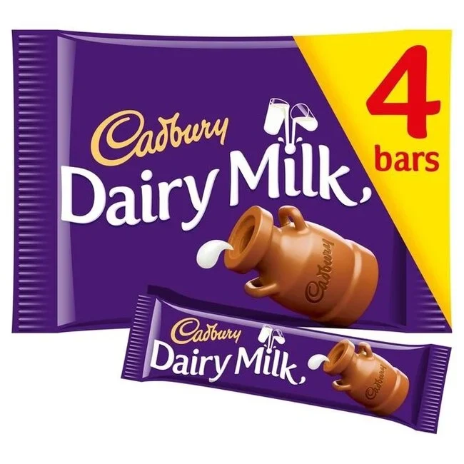 Cadbury Dairy Milk 4 x 27.2g (108.8g)