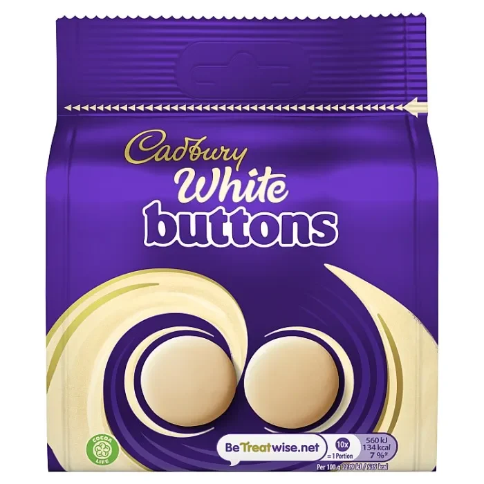 Cadbury White Chocolate Buttons 85g