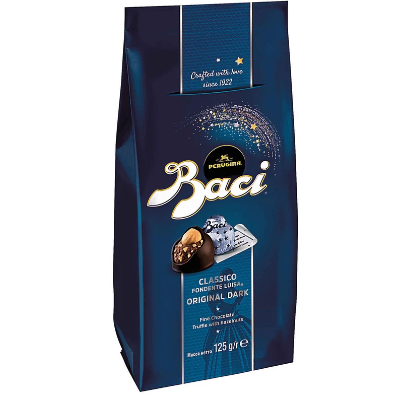 Baci Perugina Original Dark Chocolate Hazelnut Pralines 125g