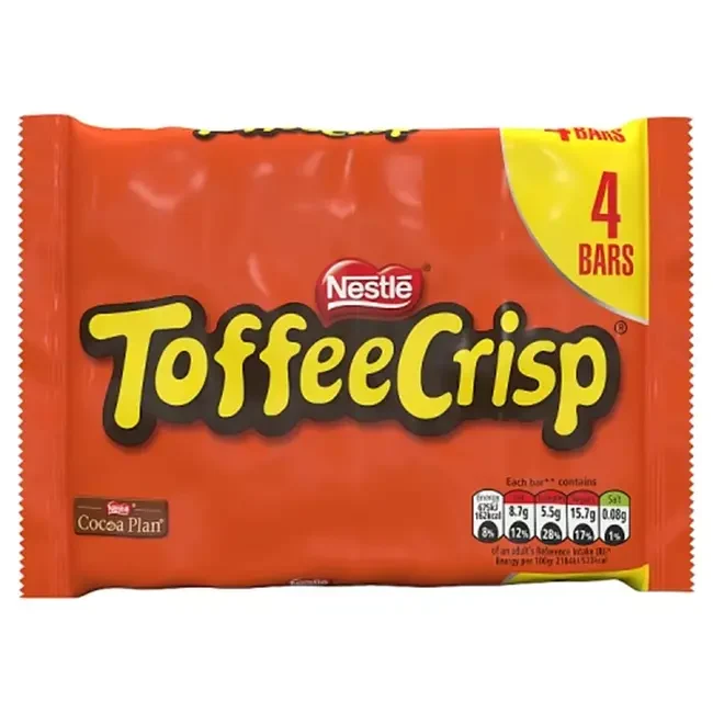 Nestlé Toffee Crisp 4 x 38g (152g)