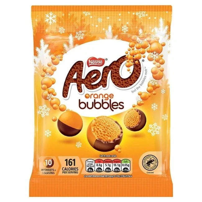 Nestlé Aero Bubbles Orange 70g