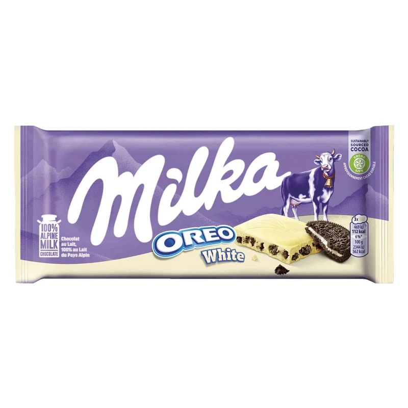 Milka Oreo White Chocolate 100g