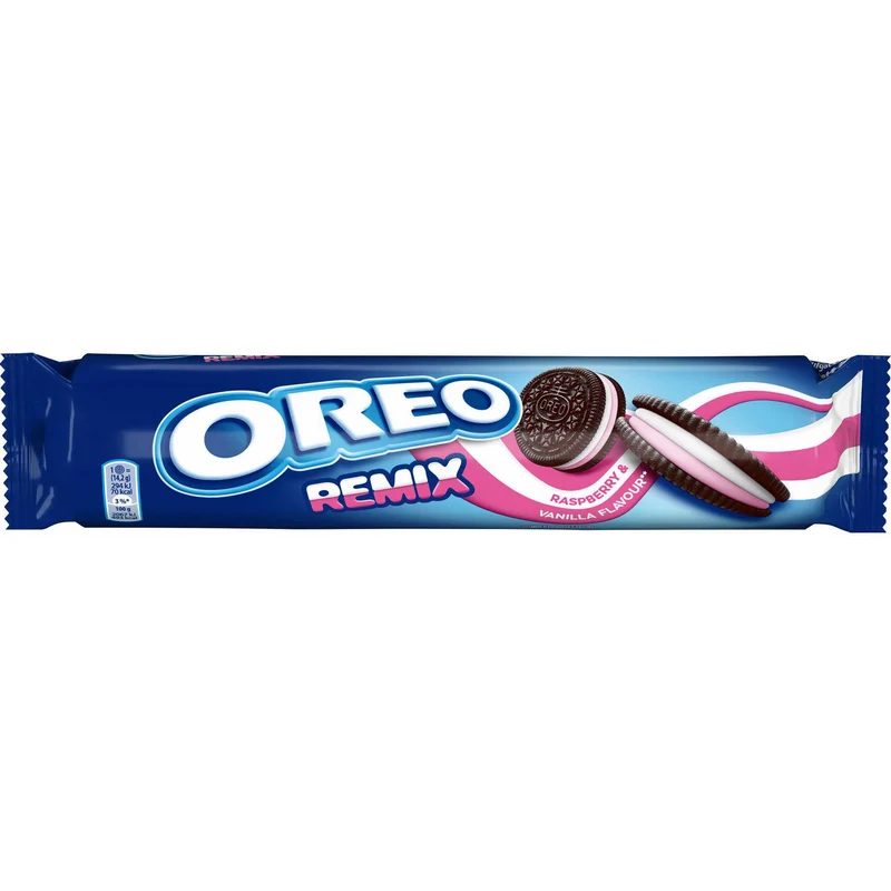 Oreo Remix Raspberry & Vanilla 157g