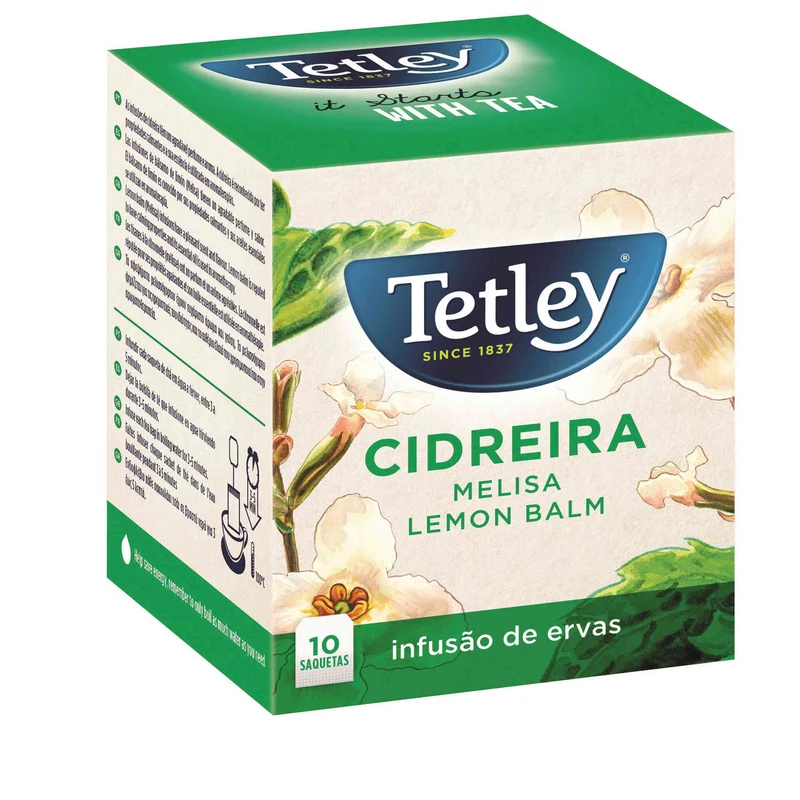 Tetley Lemon Balm Infusion 10 Tea Bags