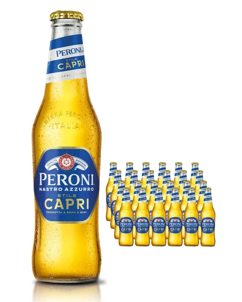 Peroni Nastro Azzurro Stile Capri Beer, 24 x 330 ml