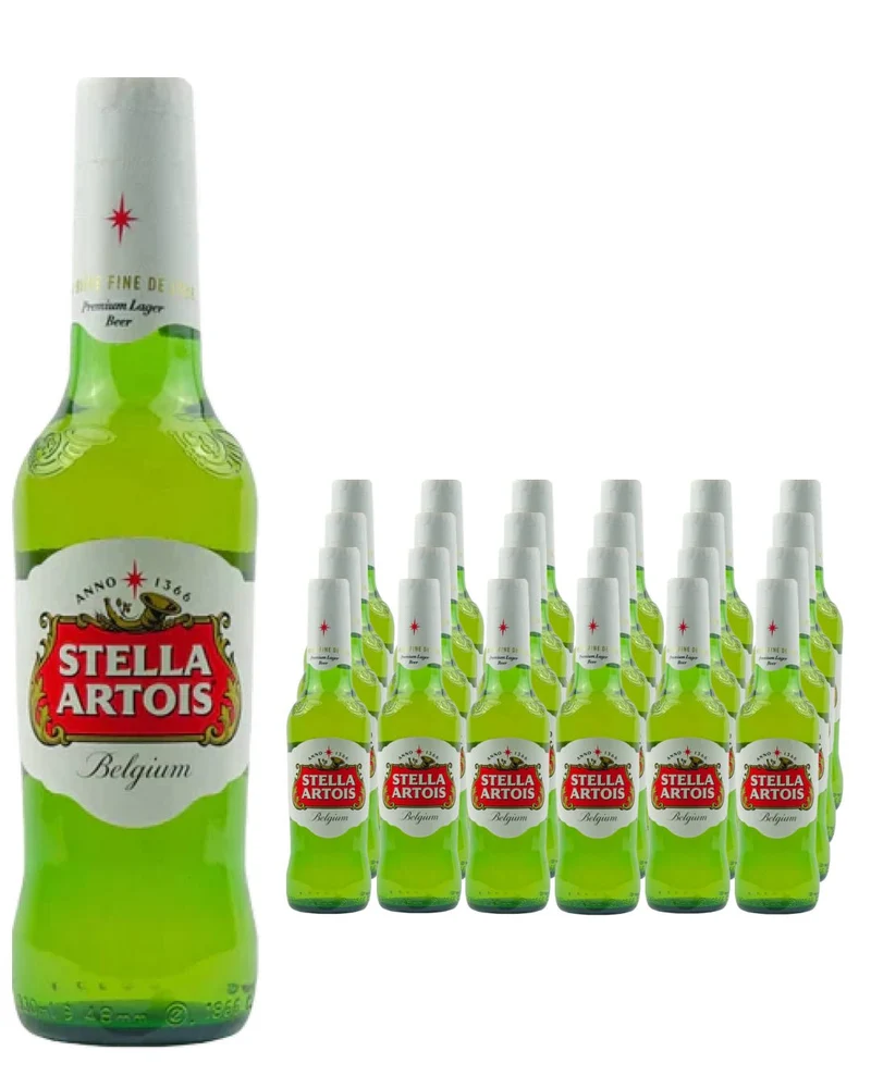 Stella Artois Premium Lager Beer, 24 x 330 ml